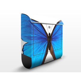 Poštovní schránka s potiskem Modrý motýl