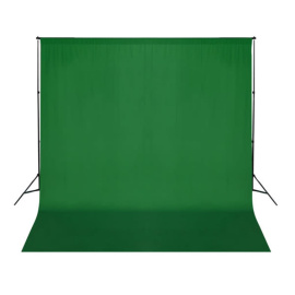 Fotopozadí bavlněné zelené 300 x 300 cm klíčovací
