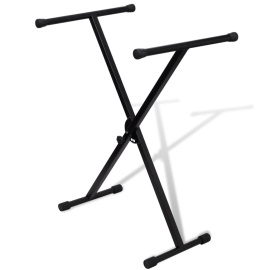 vidaXL Stojan pod hudební klávesnicí , nastavitelná výška , tvar X