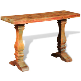 Konzolový stolek masivní recyklované dřevo 