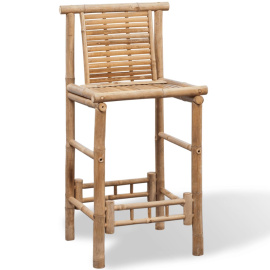 Barové židle 2 ks bambus