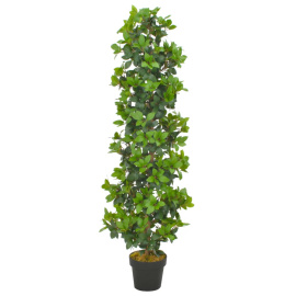 vidaXL Umělá rostlina vavřín vznešený s květináčem zelená 150 cm (280181)