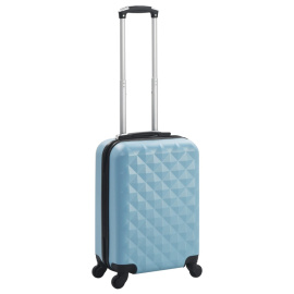 vidaXL Skořepinový kufr na kolečkách modrý ABS (91894)