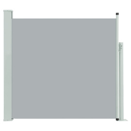 vidaXL Zatahovací boční markýza/zástěna na terasu 170 x 300 cm šedá (48368)