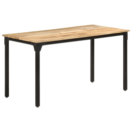 vidaXL Jídelní stůl 140 x 70 x 76 cm hrubé mangovníkové dřevo (321973)