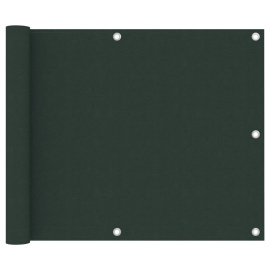 vidaXL Balkónová zástěna tmavě zelená 75 x 300 cm oxfordská látka (134996)