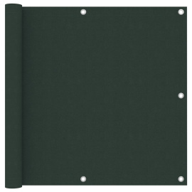 vidaXL Balkónová zástěna tmavě zelená 90 x 300 cm oxfordská látka (135000)