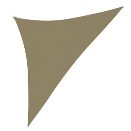 vidaXL Stínící plachta oxford trojúhelníková 2,5 x 2,5 x 3,5 m béžová