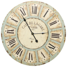 vidaXL Nástěnné hodiny vícebarvené 60 cm MDF (325183)