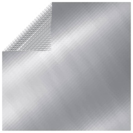 vidaXL Kryt na bazén stříbrný 975 x 488 cm PE