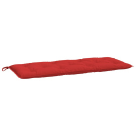vidaXL Poduška na zahradní lavici červená 120x50x7 cm oxfordská látka (314950)