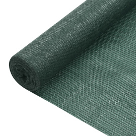 vidaXL Stínící tkanina zelená 1 x 10 m HDPE 75 g/m²