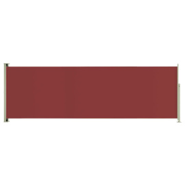 vidaXL Zatahovací boční markýza 200x600 cm červená (317973)