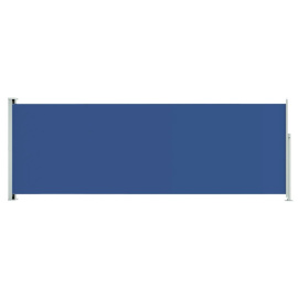 vidaXL Zatahovací boční markýza 220x600 cm modrá (317978)
