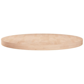 vidaXL Kulatá stolní deska Ø 70x4 cm masivní dub bez povrchové úpravy (342911)