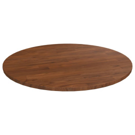 vidaXL Kulatá stolní deska tmavě hnědá Ø60x1,5 cm ošetřený masivní dub