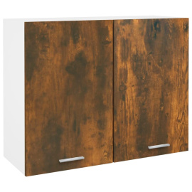 vidaXL Závěsná skříňka kouřový dub 80 x 31 x 60 cm kompozitní dřevo