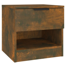 vidaXL Noční stolek kouřový dub kompozitní dřevo
