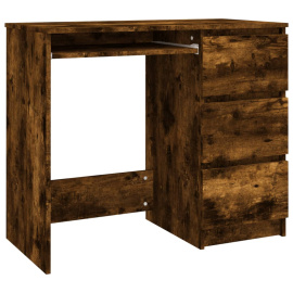 vidaXL Psací stůl kouřový dub 90 x 45 x 76 cm kompozitní dřevo