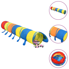vidaXL Dětský tunel na hraní s 250 míčky vícebarevný 245 cm polyester (3107762)