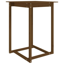 vidaXL Barový stolek medově hnědý 80 x 60 x 110 cm masivní borové dřevo (822185)
