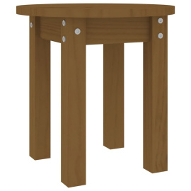 vidaXL Konferenční stolek medově hnědý Ø 35 x 35 cm masivní borovice