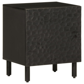 vidaXL Noční stolek černý 40 x 33 x 46 cm masivní mangovníkové dřevo (356815)