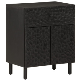 vidaXL Noční stolek černý 50 x 33 x 60 cm masivní mangovníkové dřevo (356830)