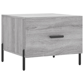 vidaXL Konferenční stolek šedý sonoma 50 x 50 x 40 cm kompozitní dřevo