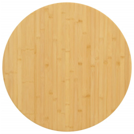 vidaXL Stolní deska Ø 80 x 4 cm bambus (352690)