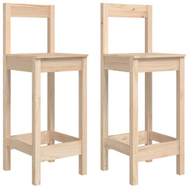 vidaXL Barové stoličky 2 ks 40 x 41,5 x 112 cm masivní borové dřevo (833261)