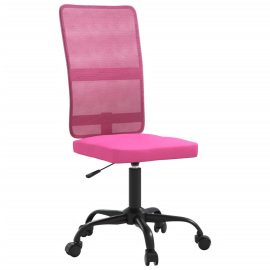 vidaXL Kancelářská židle růžová síťovina (353011)