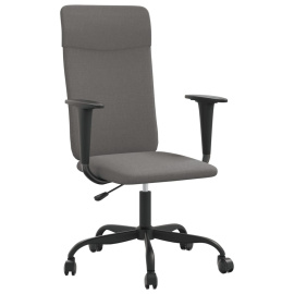 vidaXL Kancelářská židle tmavě šedá textil (353018)
