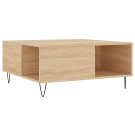vidaXL Konferenční stolek dub sonoma 80x80x36,5 cm kompozitní dřevo