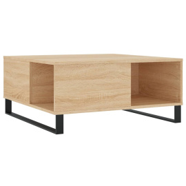 vidaXL Konferenční stolek dub sonoma 80x80x36,5 cm kompozitní dřevo