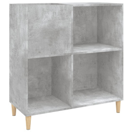 vidaXL Skříňka na LP desky betonově šedá 84,5x38x89cm kompozitní dřevo
