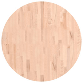 vidaXL Stolní deska Ø 80 x 4 cm kulatá masivní bukové dřevo (355925)