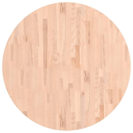 vidaXL Stolní deska Ø 90 x 4 cm kulatá masivní bukové dřevo (355926)