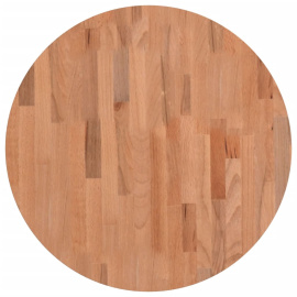 vidaXL Stolní deska Ø 60 x 4 cm kulatá masivní bukové dřevo (355944)