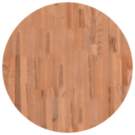 vidaXL Stolní deska Ø 70 x 4 cm kulatá masivní bukové dřevo (355945)