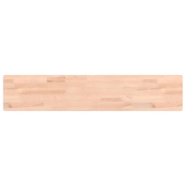 vidaXL Nástěnná police 100 x 20 x 2,5 cm masivní bukové dřevo (356016)