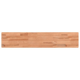 vidaXL Nástěnná police 100 x 20 x 2,5 cm masivní bukové dřevo (356028)