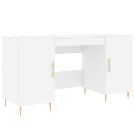 vidaXL Psací stůl bílý 140 x 50 x 75 cm kompozitní dřevo (829532)