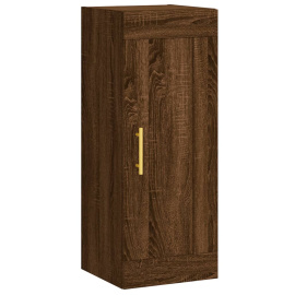 vidaXL Nástěnná skříňka hnědý dub 34,5 x 34 x 90 cm kompozitní dřevo