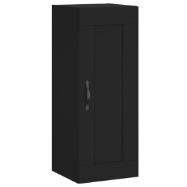 vidaXL Nástěnná skříňka černá 34,5 x 34 x 90 cm kompozitní dřevo