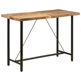 vidaXL Barový stůl 150 x 70 x 107 cm masivní mangovník a železo (356382)