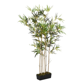 vidaXL Umělý bambus 368 listů 80 cm zelený (358971)