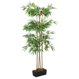 vidaXL Umělý bambus 380 listů 80 cm zelený (358980)