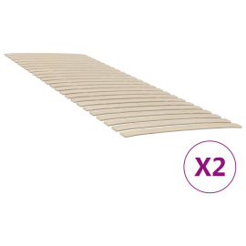 vidaXL Lamelové rošty postele se 48 lamelami 2 ks 80 x 200 cm (3203724)