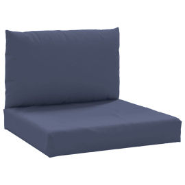 vidaXL Podušky na palety 2 ks námořnicky modré textil (379148)
